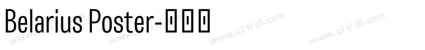 Belarius Poster字体转换